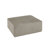 Upholstered Brown Corduroy Square Ottoman – Fully Compressed, No Assembly Required-732840856