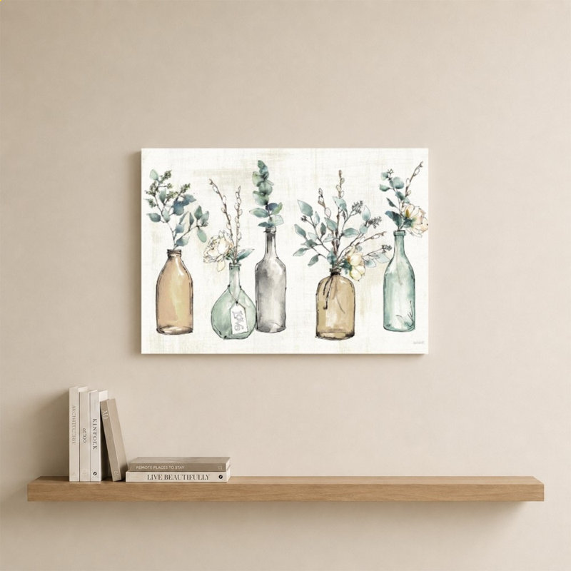 «Modern Farmhouse I Amber» par Anne Tavoletti - Impression sur toile, H 20 po x l 30 po, Ne s’applique pas