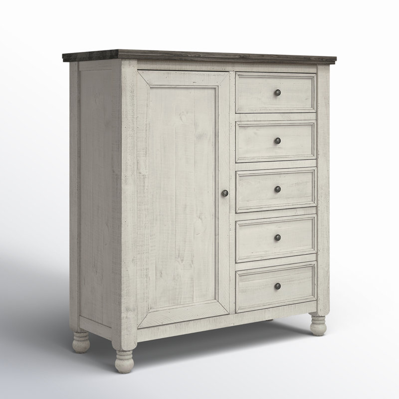 Commode combinée 5 tiroirs Wynnewood Glenna