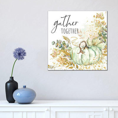 " Ghost Pumpkin Harvest Sentiment II " by Tre Sorelle Studios