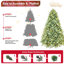 Arbre de Noël artificiel avec lumières DEL-218804877