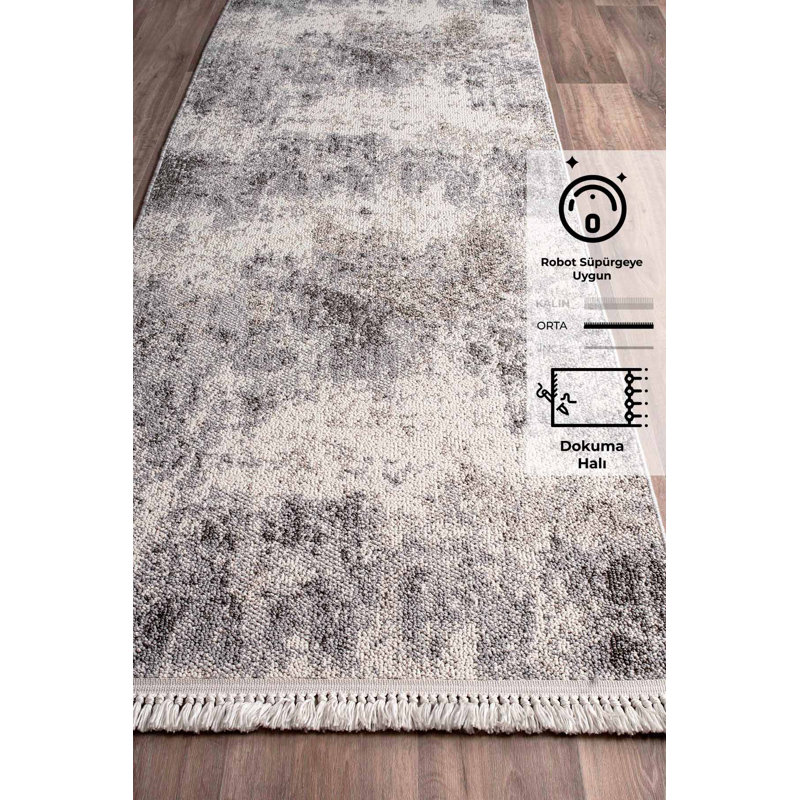 Runner Risiraj Abstract Machine Made Indoor / Outdoor Area Rug, Runner 100 x 400cm