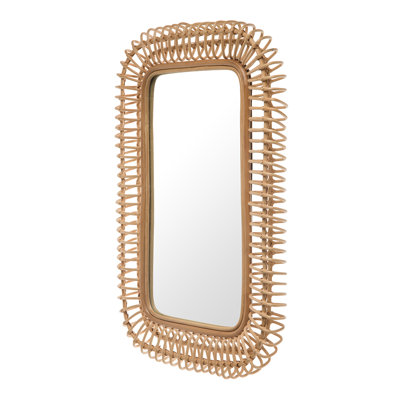 Whitcomb Rattan Rectangle Mirror