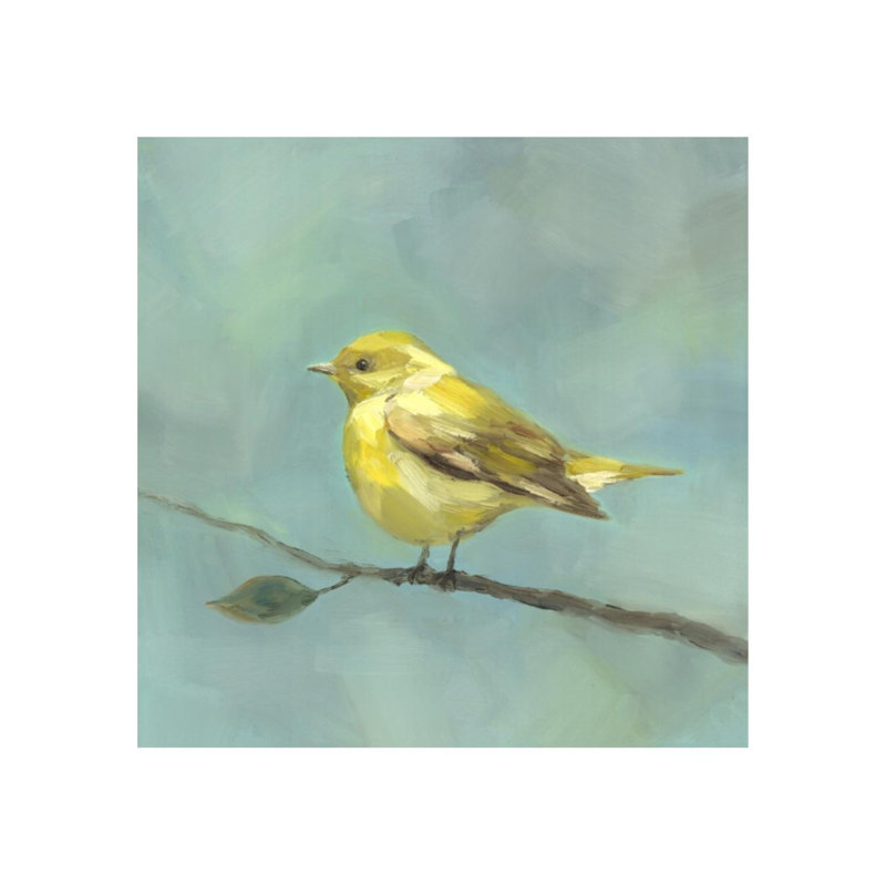 Baby Bird II Painting by Beverly Fuller, Brush Gel, 20" H x 20" W