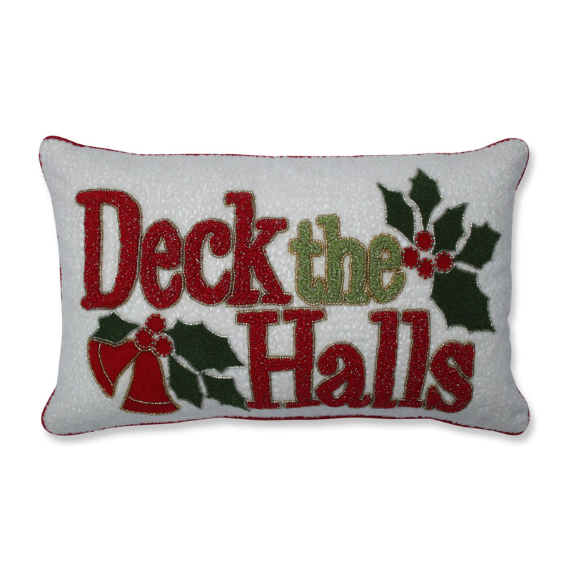  Coussin en coton Deck the Halls