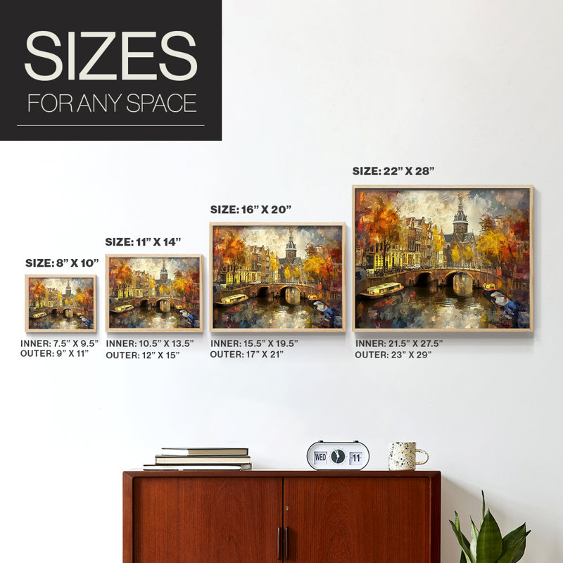 Landscape Series-CLV -Framed Print - Restickable, 16" H x 20" W, Natural