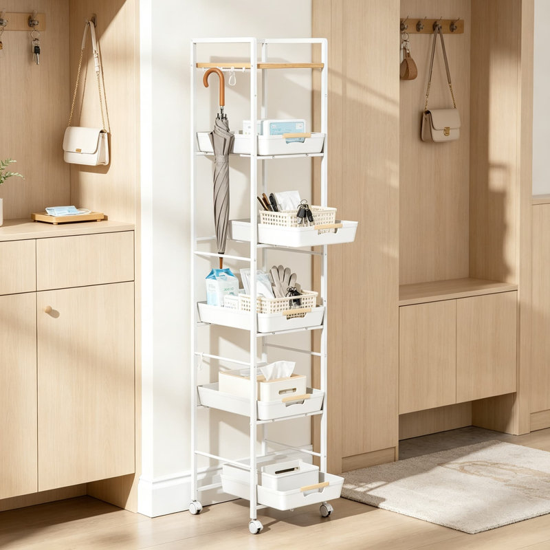 64.17'' H x 14.49'' W Utility Cart