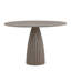 Aluminum Dining Table W/Chisel Texture Base Dia 47.3"-107272260