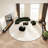 Semi-circular curved light luxury negotiation sofa