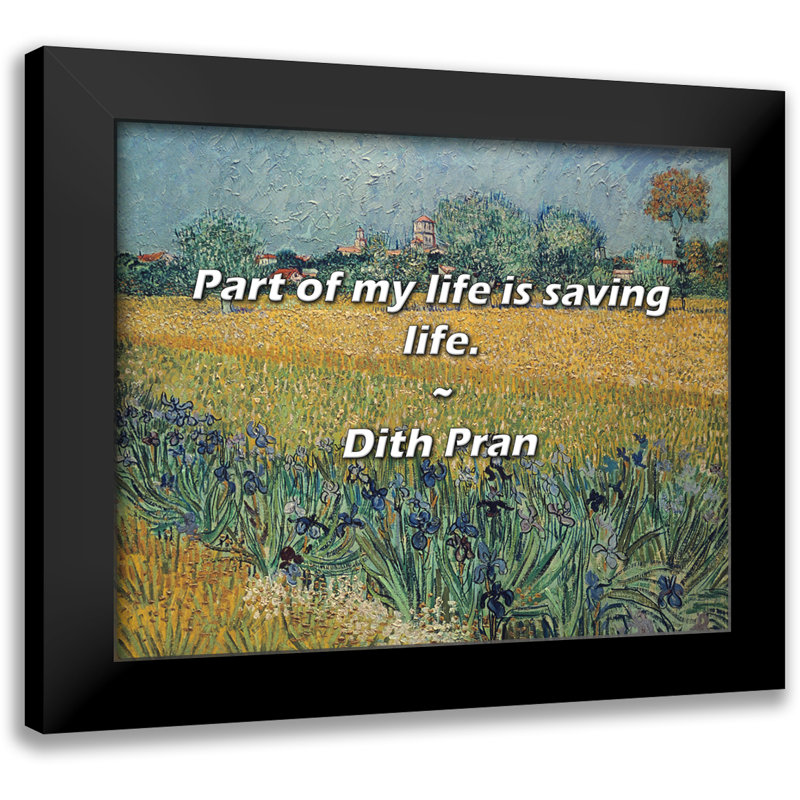 Dith Pran Citation: Une partie de ma vie est de sauver la vie.