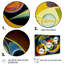 Origine du monde, couleurs rétro - ensemble d'art mural géométrique-682805737-682805739