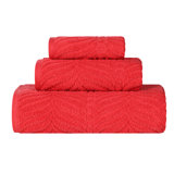 Ensemble de serviettes de bain en coton jacquard Flaxberry