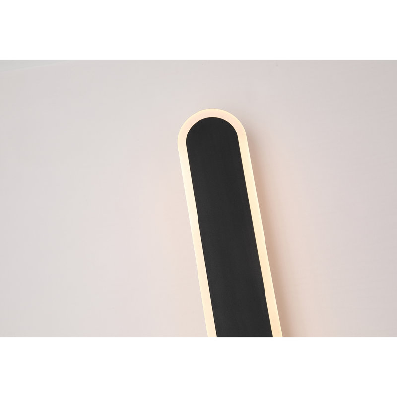 Daishia Integrated LED Outdoor Sconce, 120cm H x 8cm W x 5cm D
