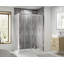 Pacific 1850mm H Single Added Semi-Frameless with Clear Glass-830326173