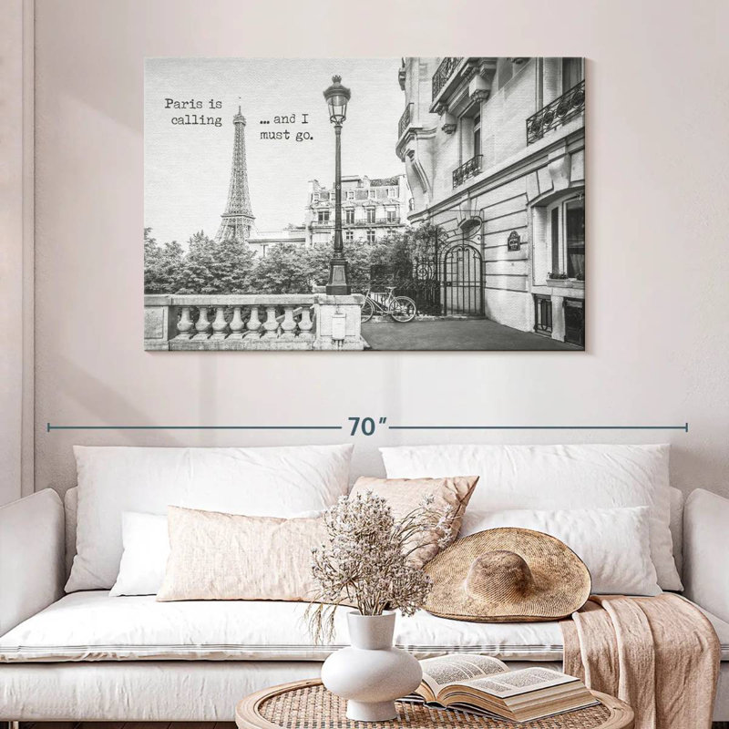 Rorry Paris Is Calling, 32" H x 48" W
