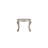 Keitha Transitional Square End Table with Wooden Scalloped Top & Apron-861914719