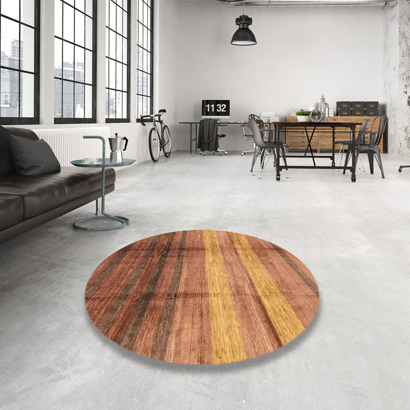 Tapis multicolore, Rond 8 pi