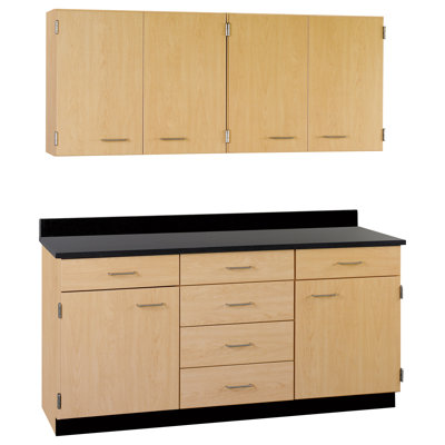 Suites 22 Compartment Manufactured Wood Classroom Cabinet