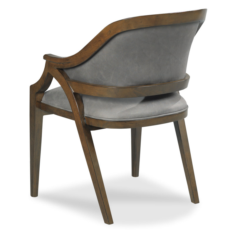 Belmont 19'' H Genuine Leather Upholstered Armchair