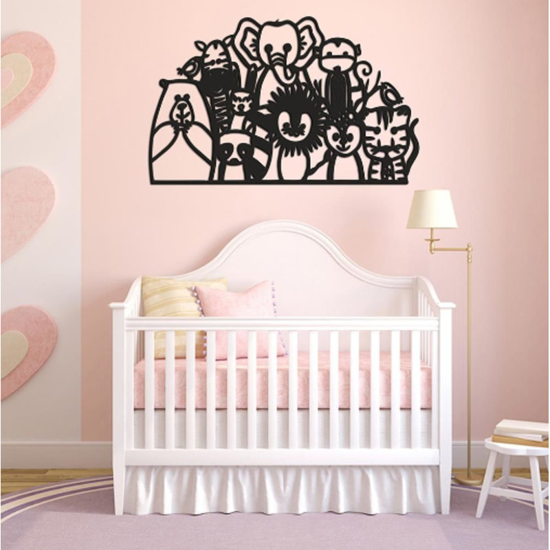 Comic Book Animals Metal Wall Painting