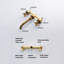 cox Wall Mounted Bathroom Faucet Two Cross
