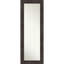 Miroir mural avec porte en bois non biseauté espresso Sloped-120330589