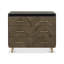 Ajaypal Fumed Oak 3 Drawer Chest