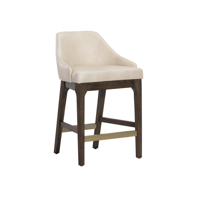 Upholstered Stool, Cream