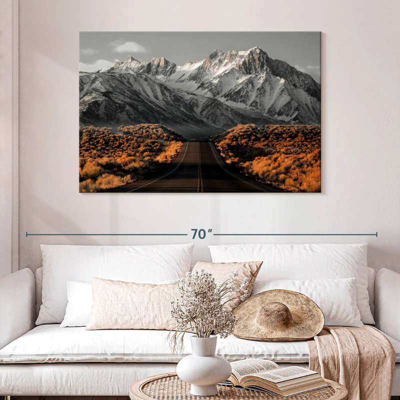 Mehar The Road Through Orange, 20" H x 30" W