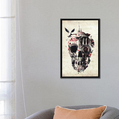 «Istanbul Skull I» par Ali Gulec - Estampe numérique sur toile tendue avec châssis
