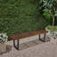 Banc de salle à manger de patio, bois d'acacia avec pieds, moderne et contemporain