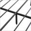Structure de lit plateforme pleine grandeur en métal avec fonction de rangement pour le revêtement