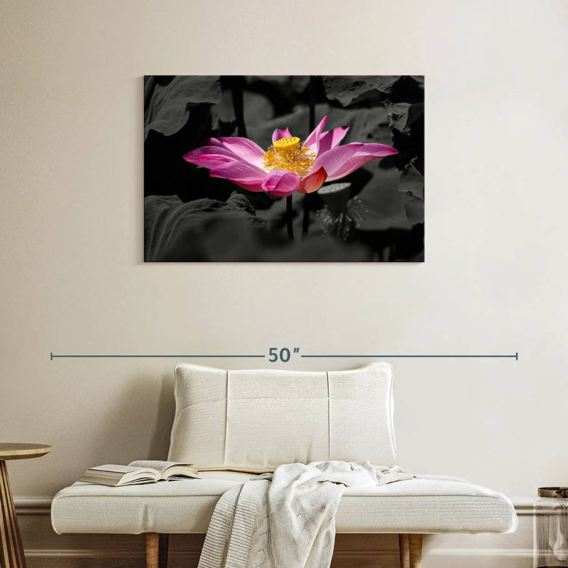 Harnek Sacred Lotus, 24" H x 36" W