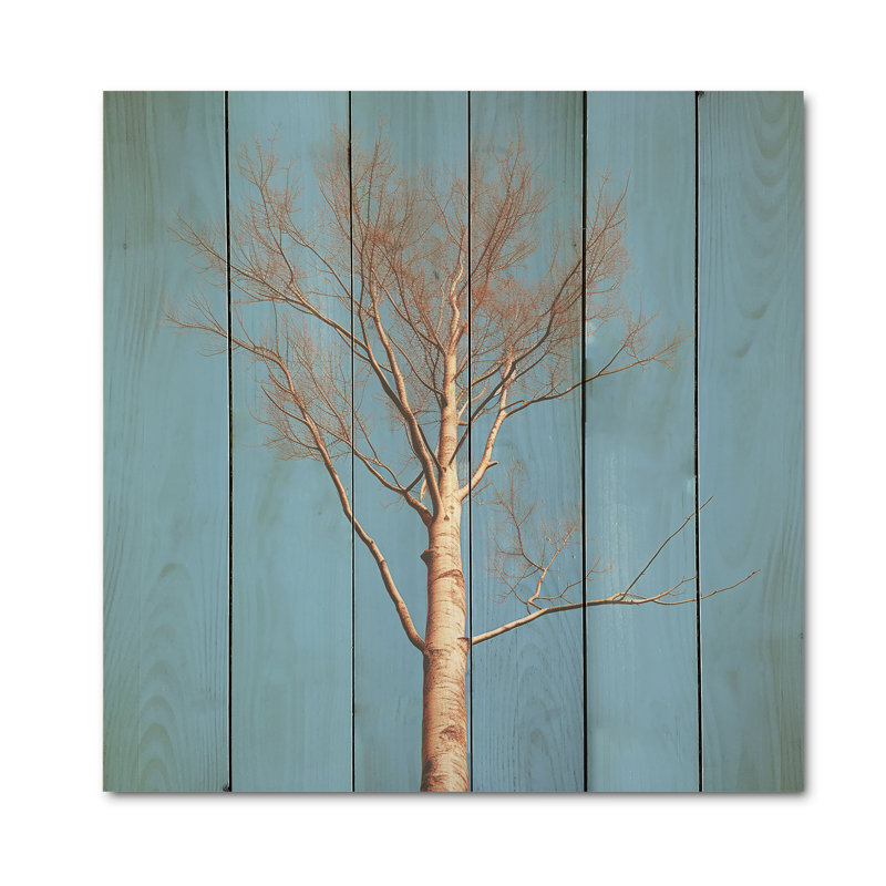 Photo de traces bleues sur bois de pin naturel, H 15 po x l 15 po