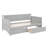 Pine Wood Daybed with two Storage Drawers-497404826