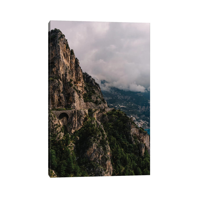 Amalfi Coast Drive VII by Bethany Young - Print on Canvas, 101.6cm H x 66.04cm W x 3.81cm D, Wrapped Canvas