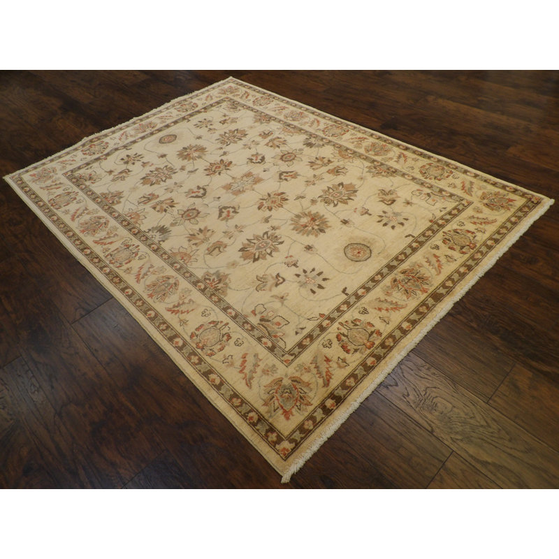 One-of-a-Kind 5' X 8' New Age Wool Area Rug in