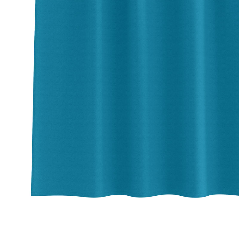 Curtains With Curtains 2 Pcs Polyester, 140cm Width x 225cm Drop, Turquoise