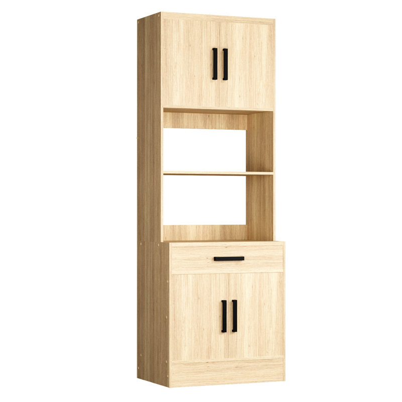 71'' Garage Cabinet, Natural Oak