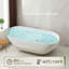 Baignoire de trempage autoportante 63 po. X 29,5 po. 63 po. X 29,5 po.