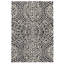Temple Charcoal Hand Micro Hooked Wool Rug-41078992