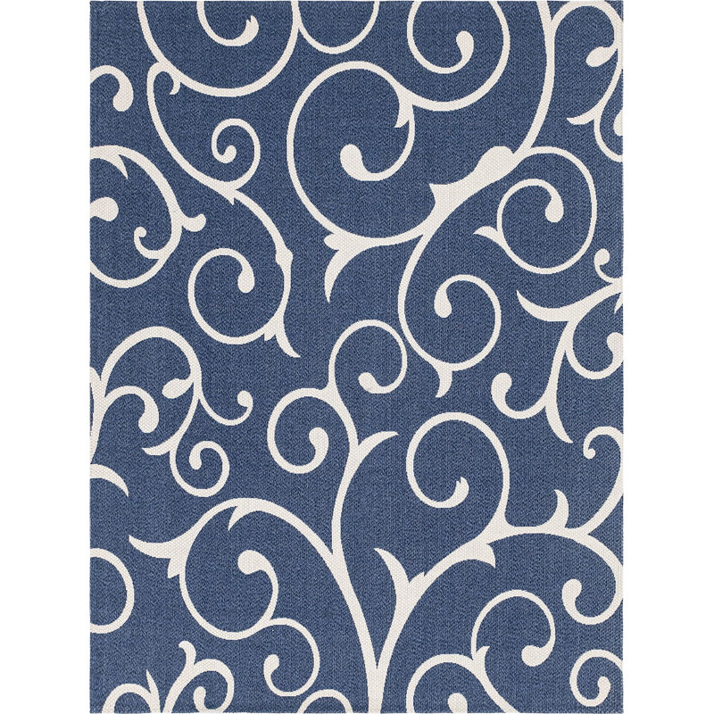California Cotton Abstract Indoor Rug, Rectangle 7'5" x 10'