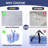 Extra Large Moving Bags With Zippers & Carrying Handles, Heavy-Duty Storage Tote Moving Boxes,(Blue/6 Pcs)
