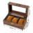 Watch Storage Box Display Case with Removable Pillows Clear Window Design All-Round Protection Large Capacity Dust-Proof Watch Organizer