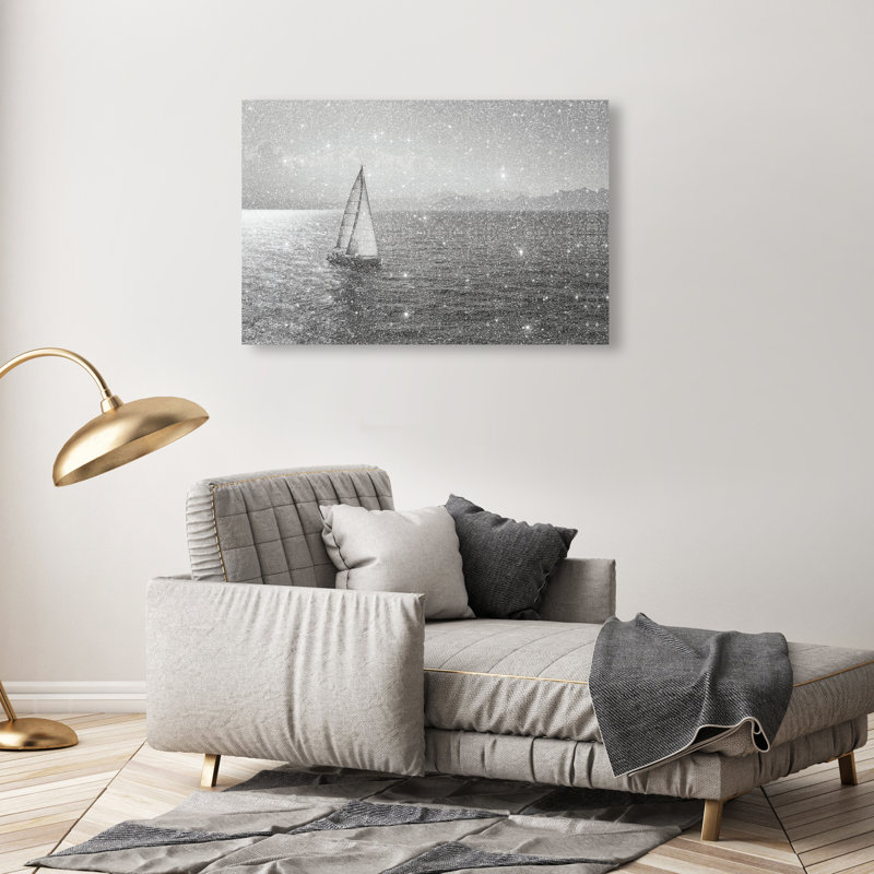 Edge Of Silence Print by Oliver Gal, 10"H x 15"W, Gallery Wrapped