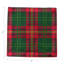Serviettes cocktail en satin de coton tartan-121871326