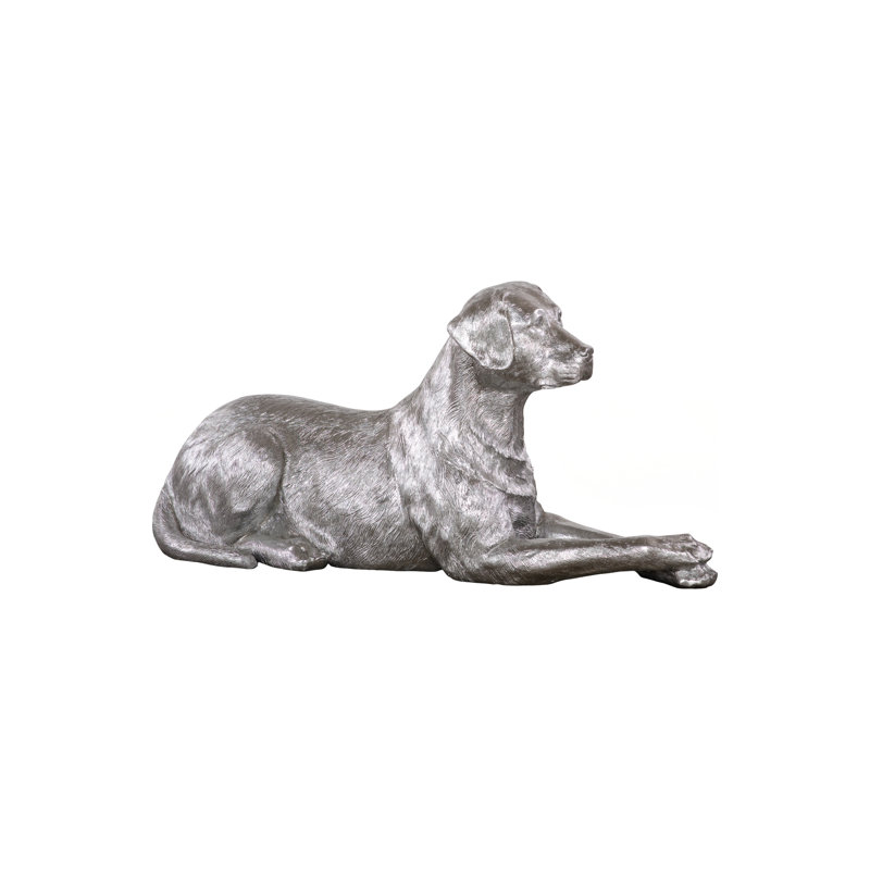 Animals Laying Labrador Statue
