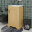 Meuble-lavabo de 20 pouces avec lavabo, une porte, un support de rangement et une tablette réglable