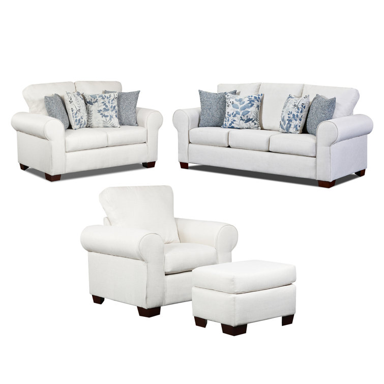 Akimos 4 - Piece Living Room Set