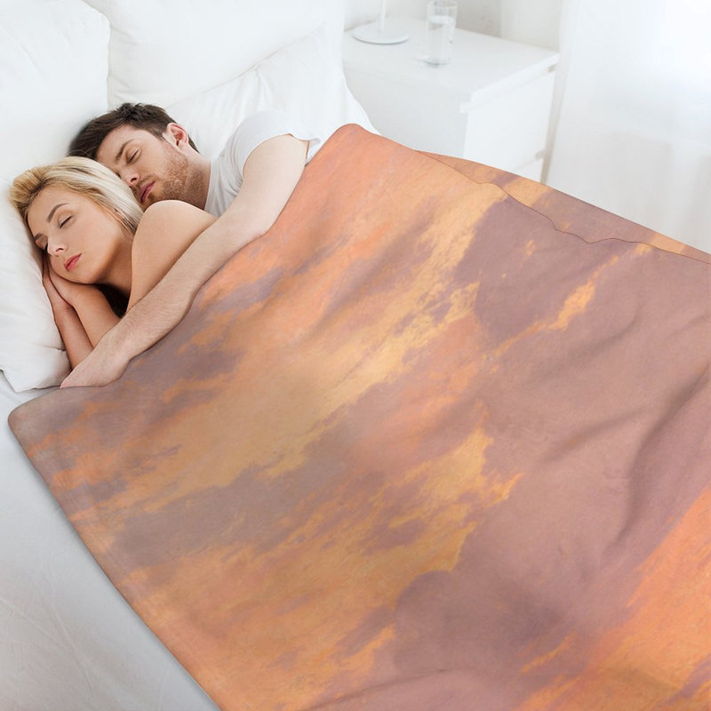 Jeté en flanelle Sunset Hills, 40 po x 50 po